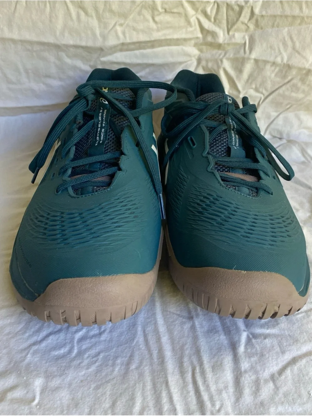 ASICS Gel Resolution X Saxon Green Birch Men’s Sz 11W